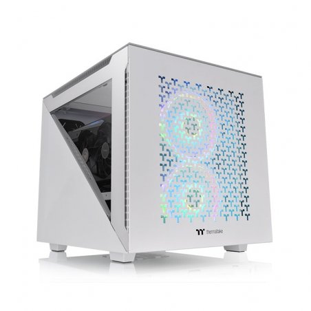 Thermaltake Divider 200 TG Air Snow Micro Micro Tower Blanc