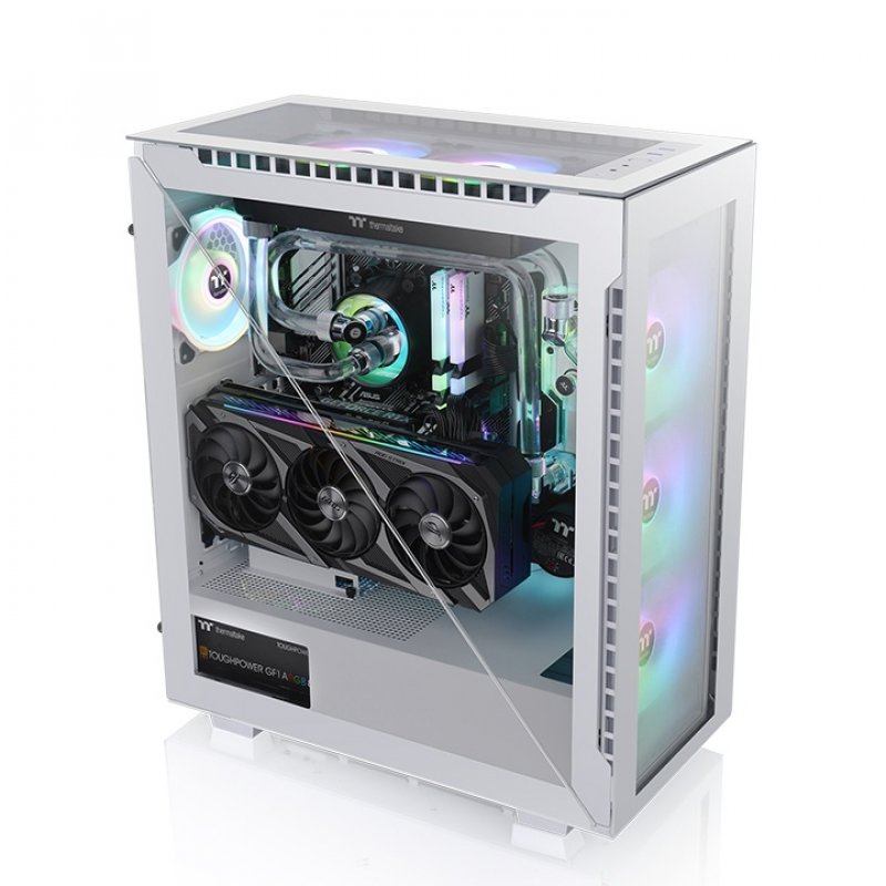 Thermaltake Divider 500 TG Snow ARGB Midi Tower White