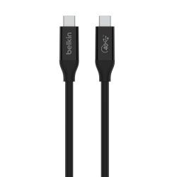 Belkin INZ001bt0.8MBK USB cable 0.8 m USB4 Gen 3x2 USB C Black