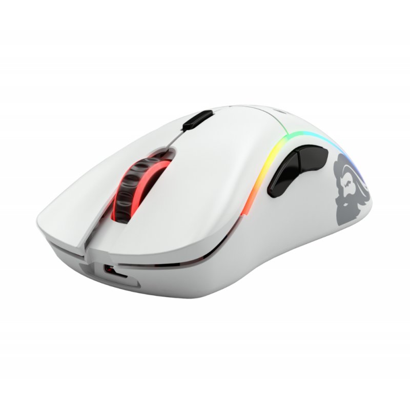 Glorious PC Gaming Race compatible Model D Wireless Gaming-Maus - weiß, matt