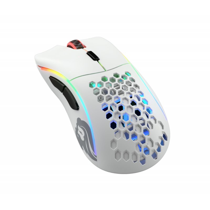 Glorious PC Gaming Race compatible Model D Wireless Gaming-Maus - weiß, matt