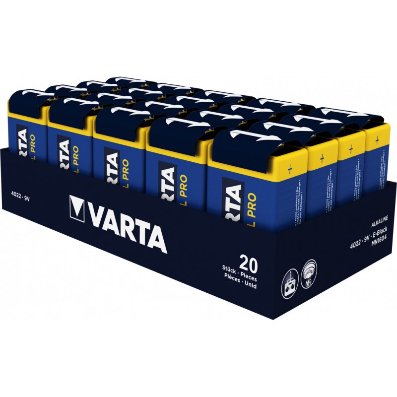 Varta 04022211111 Batterie à usage unique 9V Alcaline