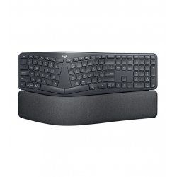Logitech Ergo K860 clavier RF sans fil + Bluetooth QWERTY Nordique Graphite