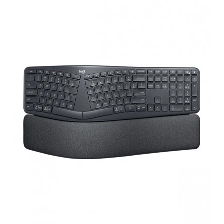 Logitech Ergo K860 clavier RF sans fil + Bluetooth QWERTY Nordique Graphite