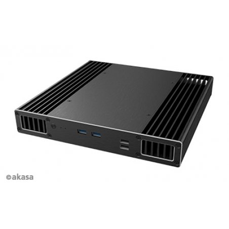 Akasa compatible Plato TN UCFF-Gehäuse (Intel NUC), OEM - schwarz