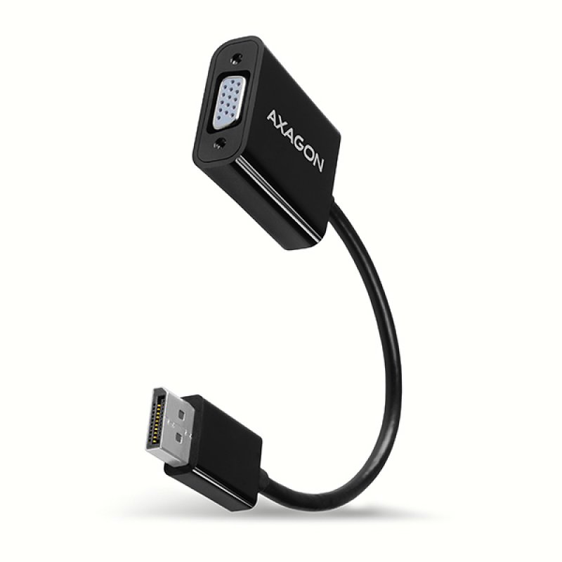 AXAGON compatible RVD-VGN DisplayPort auf VGA Adapter, WUXGA - schwarz
