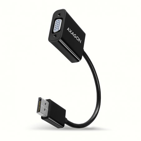 AXAGON compatible RVD-VGN DisplayPort auf VGA Adapter, WUXGA - schwarz