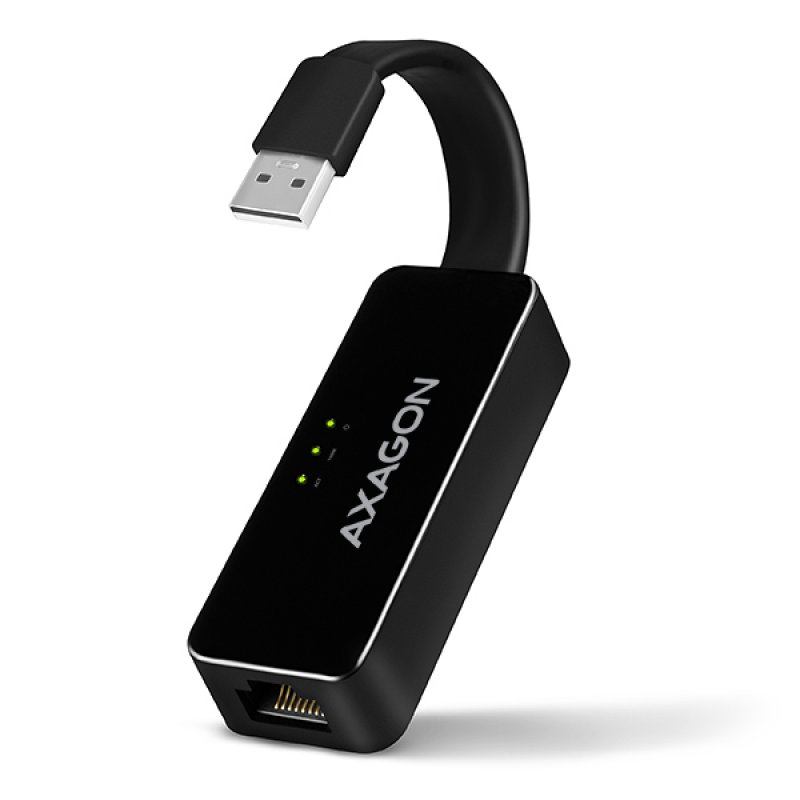 Axagon ADE-XR changeur de genre de câble USB 2.0 RJ-45 Noir