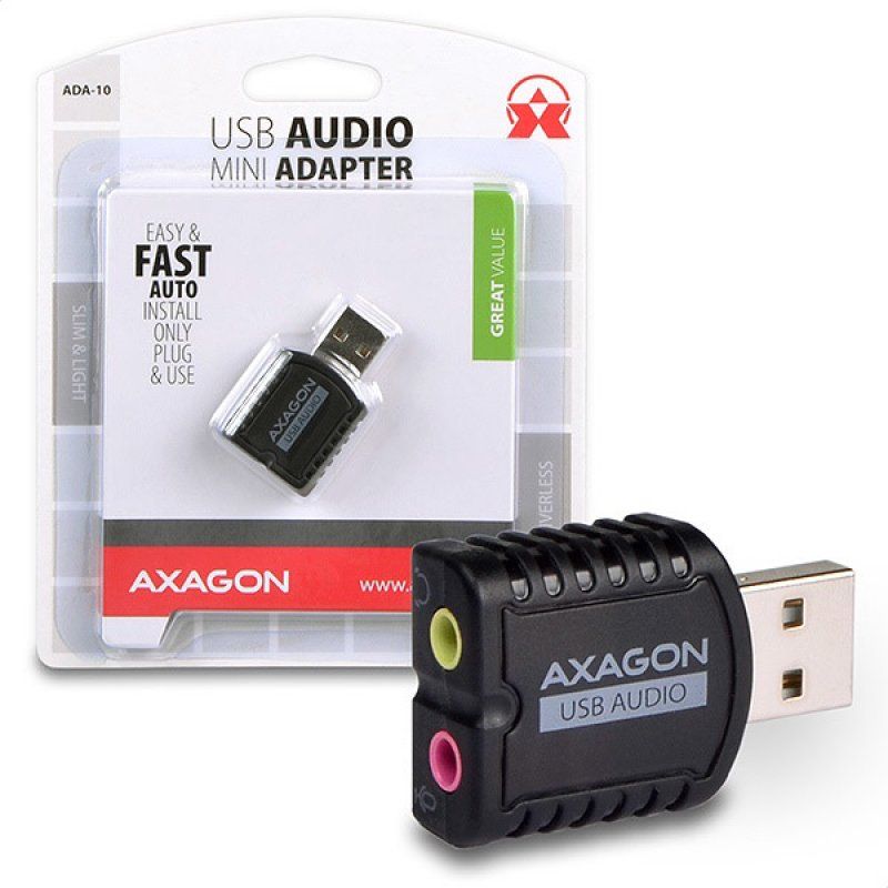 AXAGON compatible ADA-10 USB 2.0 Soundkarte
