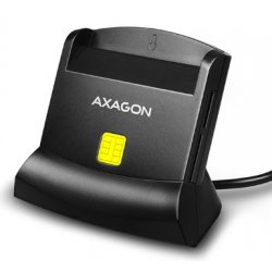 Axagon CRE-SM2 smart card reader Indoor USB USB 2.0 Black