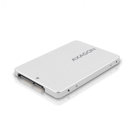 AXAGON compatible RSS-M2SD Gehäuse für M.2-SATA-SSDs bis 2280 - Aluminium, silber