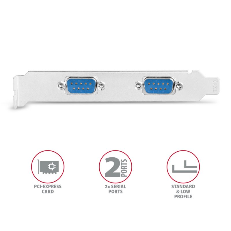Axagon PCEA-S2N carte et adaptateur d'interfaces Interne RS-232