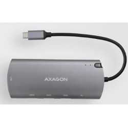 Axagon HMC-6M2 notebook dock/port replicator USB 3.2 Gen 1 (3.1 Gen 1) Type-C Aluminium