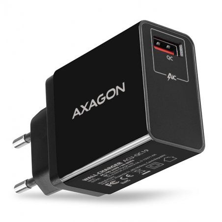 Axagon ACU-QC19 mobile device charger Mobile phone, Power bank, Smartphone, Tablet, Universal Black AC Fast charging Ind
