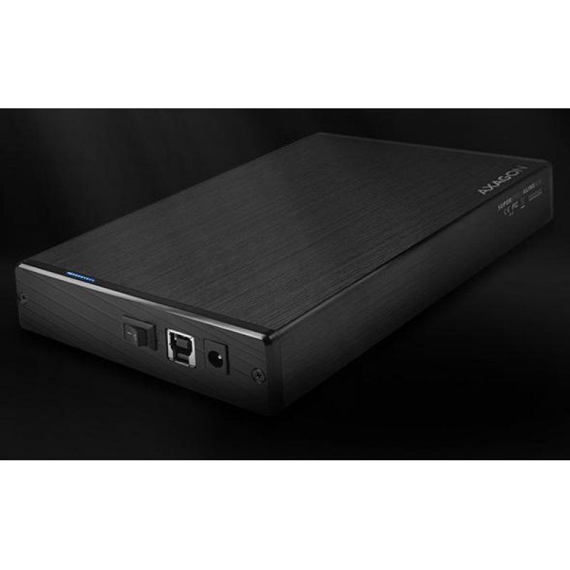 Axagon EE35-XA3 storage drive enclosure HDD enclosure Black 3.5"