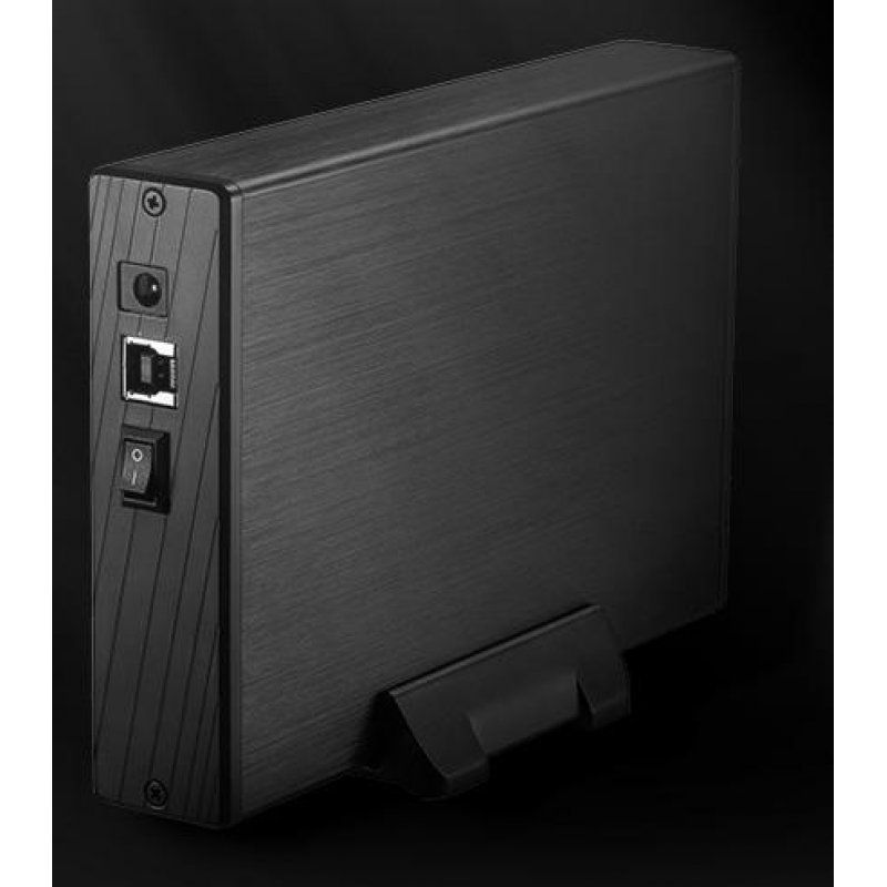 Axagon EE35-XA3 storage drive enclosure HDD enclosure Black 3.5"