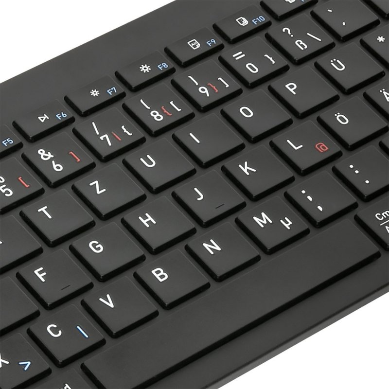 Targus AKB863DE keyboard Bluetooth QWERTZ German Black