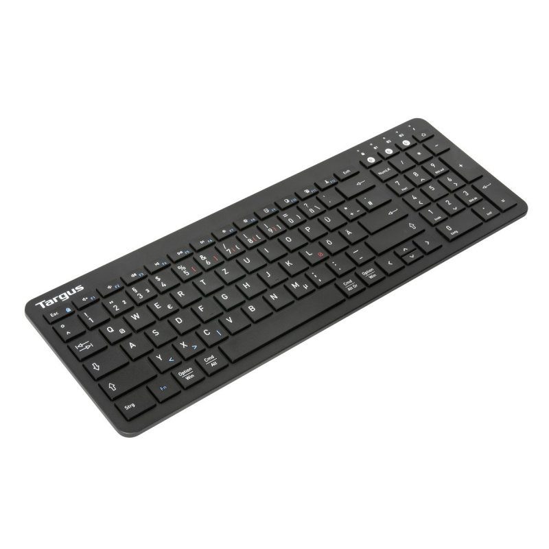 Targus AKB863DE keyboard Bluetooth QWERTZ German Black