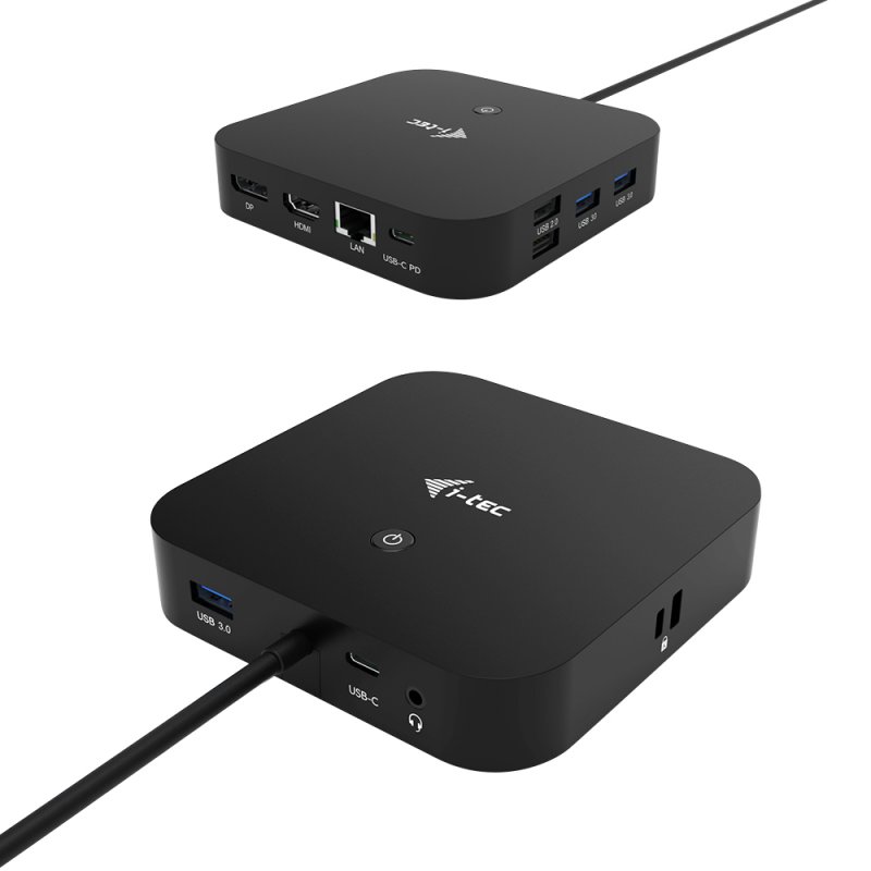 I-TEC USB-C HDMI DP DOCK PD100W USB-C 2X LCD DOCK