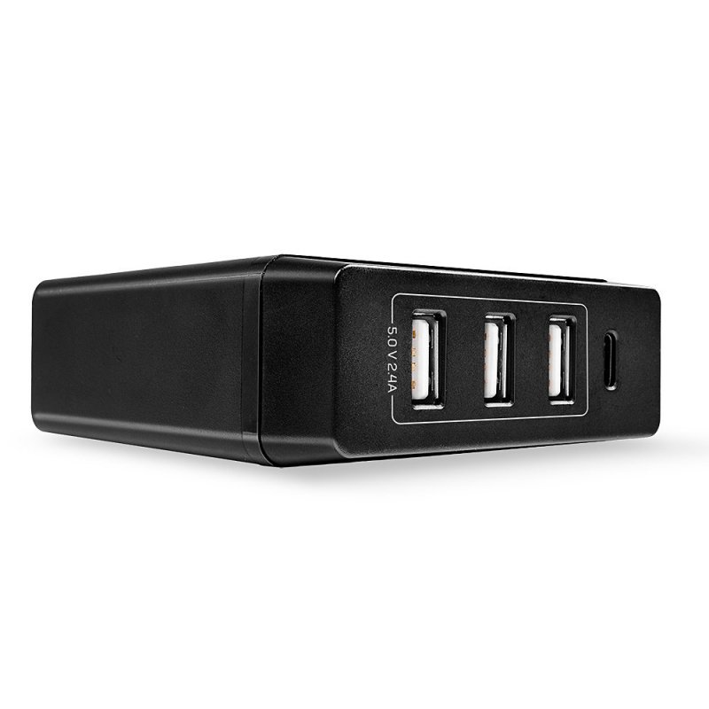 LINDY compatible 4 Port USB Type C & A Charger 72W