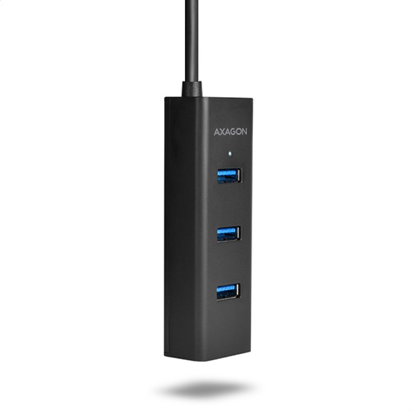 Axagon HUE-S2BP interface hub USB 3.2 Gen 1 (3.1 Gen 1) Type-A 5000 Mbit/s Black