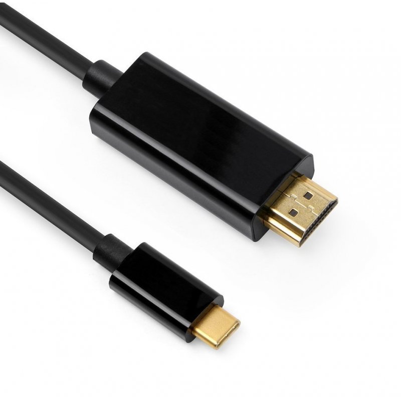 DLH DY-TU4662B video cable adapter 2 m USB Type-C HDMI Black