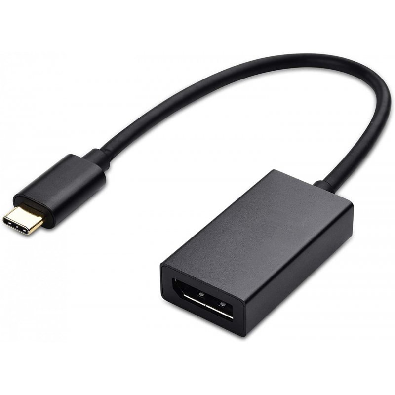 DLH DY-TU4692 video cable adapter 0.21 m USB Type-C DisplayPort Black