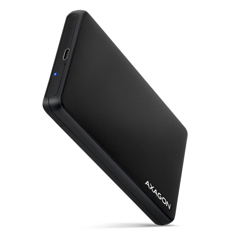 AXAGON compatible EE25-SLC externes 2,5"-Gehäuse, USB 3.0 / SATA III - USB-C, schwarz