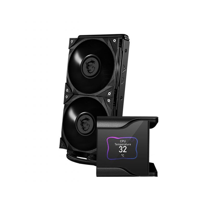 MSI MEG CORELIQUID S280 système de refroidissement d’ordinateur Processeur Refroidisseur de liquide tout-en-un Noir