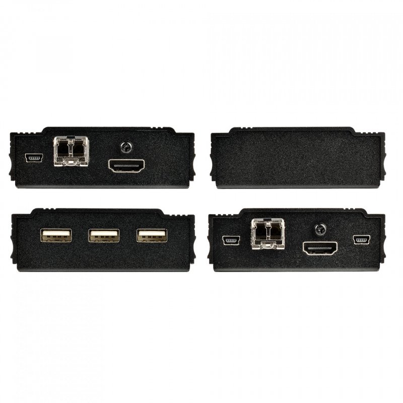 KIT EXTENDEUR KVM 4K HDMI HDMI VIDEO ET USB SUR FIBRE