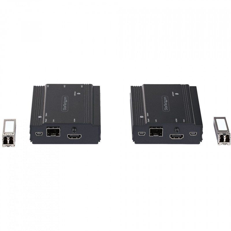 StarTech.com 4K HDMI KVM Extender over Fiber - HDMI Video & USB Remote KVM Switch/Console Extender - up to 984ft/300m (M