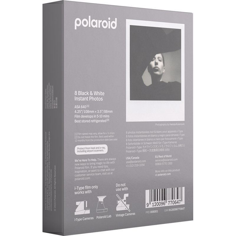 Polaroid Originals B&W FILM FOR I-TYPE