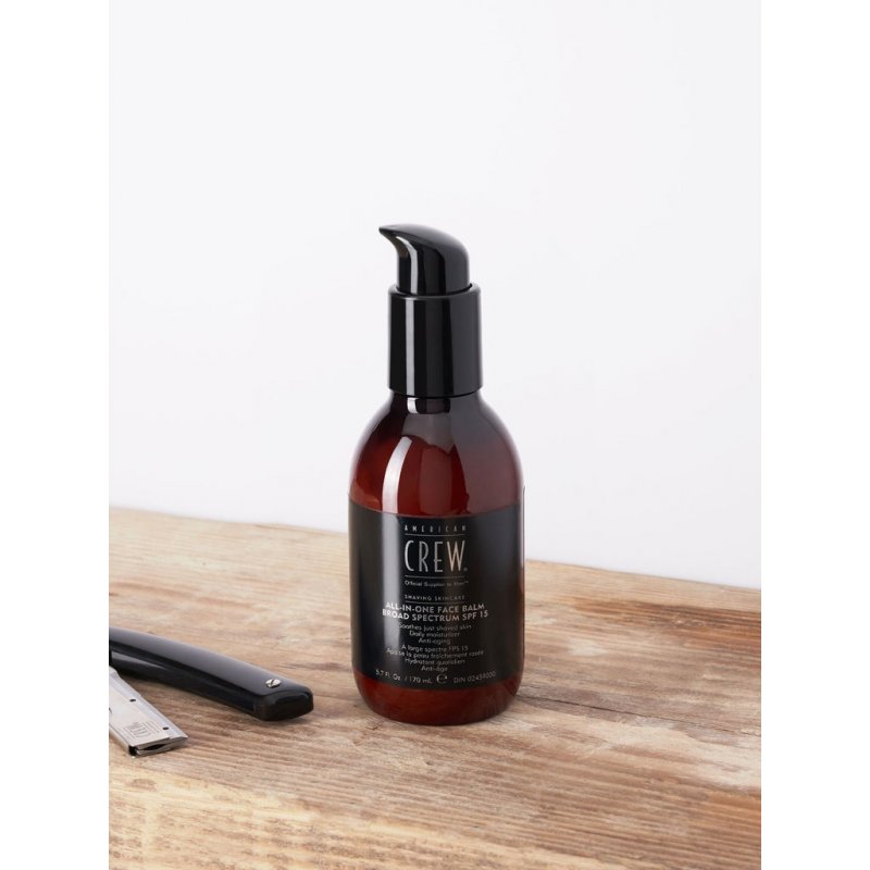 American Crew All-In-One Face Balm SPF 15 Baume après rasage 170 ml