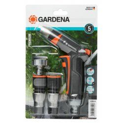 Gardena 18298-20 raccord des tuyaux d'eau Connecteur de pistolet/pulvérisateur Plastique Gris, Orange 5 pièce(s)
