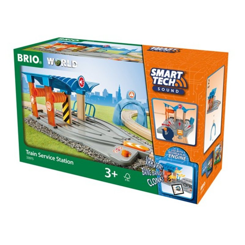 BRIO compatible - Smart Tech Sound Train Service Station (33975)