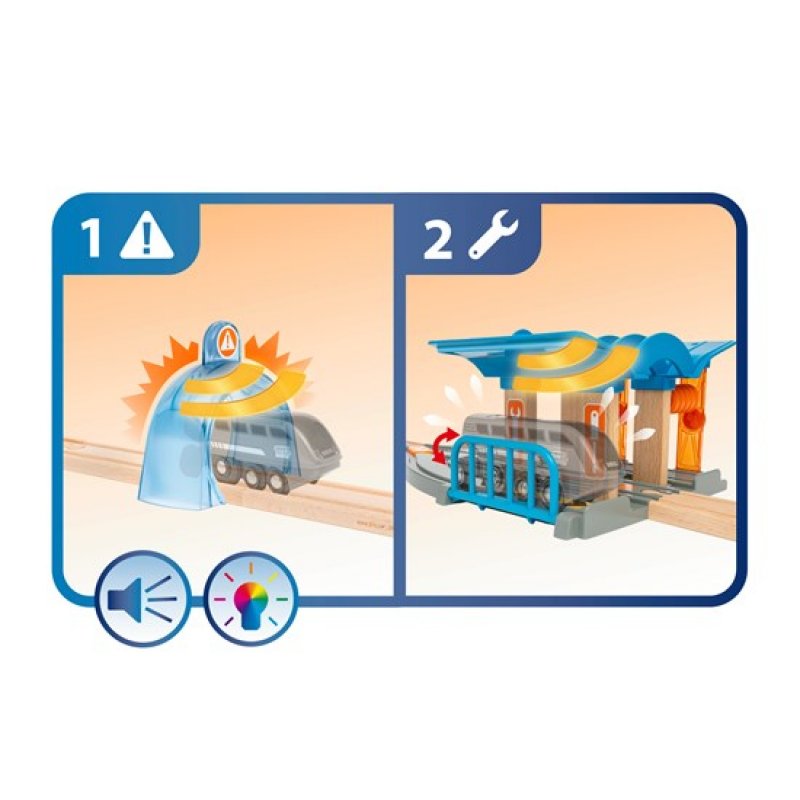 BRIO compatible - Smart Tech Sound Train Service Station (33975)
