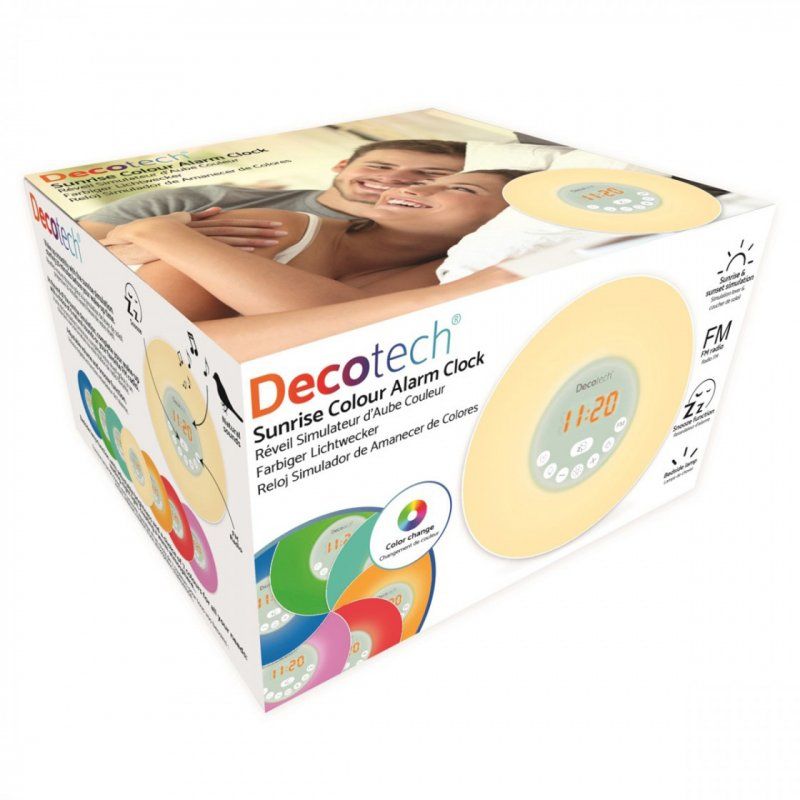 Lexibook compatible - Decotech® Sunrise Colour Alarm Clock (RL998)