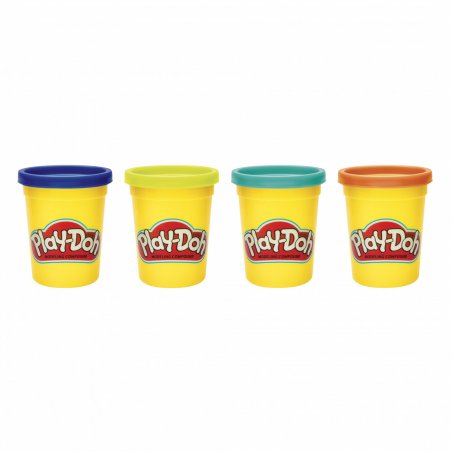Play-Doh 4-Pack of 4-Ounce Cans (Wild Colors)
