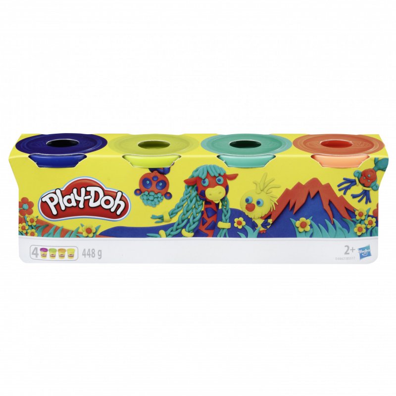 Play Doh - 4 Tubs (B5517)
