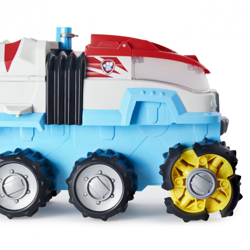 PAW Patrol , Dino Rescue Dino Patroller Motorized Team Vehicle with Exclusive Chase and T. Rex Figures