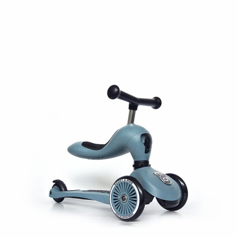 Scoot and Ride - 2 in 1 Balance Bike/ Scooter - Steel (160629-06)