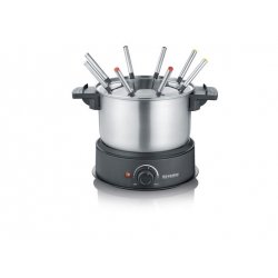 Severin - Fondue Set 1,40 L - Black/Steel (14880)