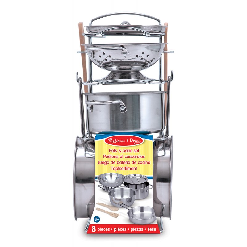 Melissa & Doug Let's Play House! Pots & Pans Set