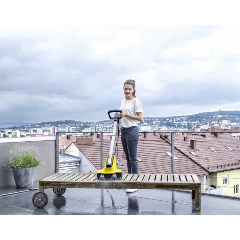Kärcher PCL 4 Terassenreiniger Cireuse à plancher 800 tr/min Noir, Jaune