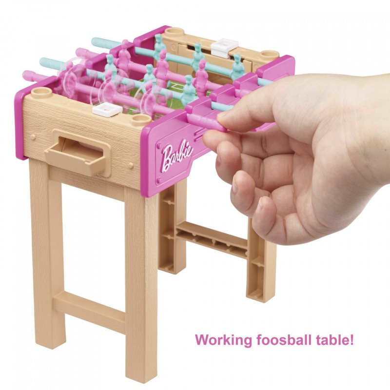 Barbie - Football Table and Pet Mini Playset (GRG77)