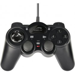 SPEEDLINK THUNDERSTRIKE Black USB Gamepad Analogue / Digital PC