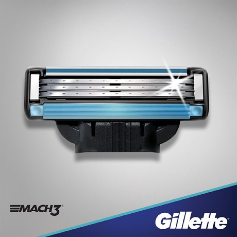 Gillette Mach 3 razor blades 8 pc(s) Men