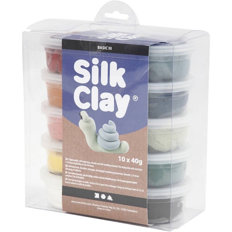 Silk Clay - Dusty Colours 10 x 40 g (79154)