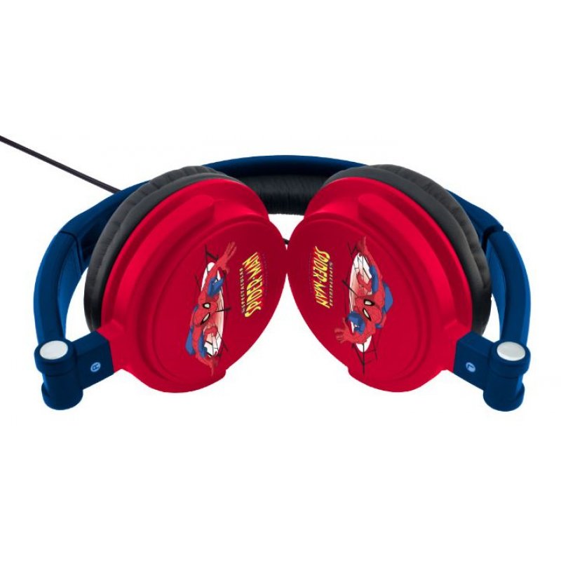 Lexibook HP010SP écouteur/casque Écouteurs Avec fil Arceau Musique Noir, Bleu, Rouge