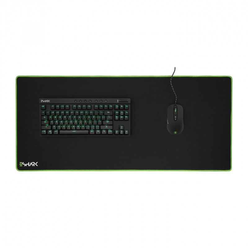 White Shark ΞSHARK Karuta XL Gaming mouse pad Black, Green